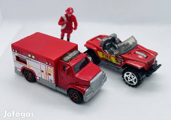 Matchbox Fire Emergency Unit Set, (2 db) 