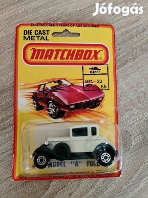 Matchbox MB 73 Ford Model A Coupe white green