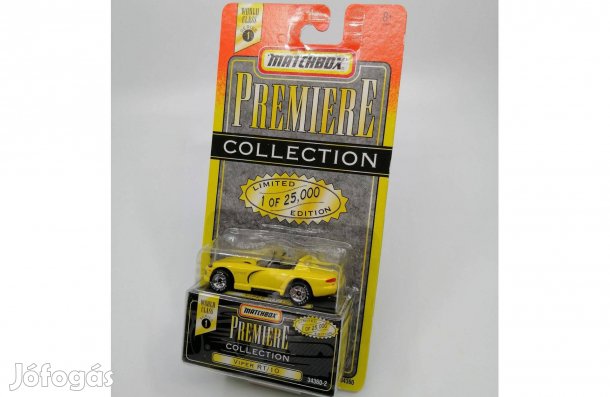 Matchbox Premiere Collection Series 1 Viper RT/10 sárga