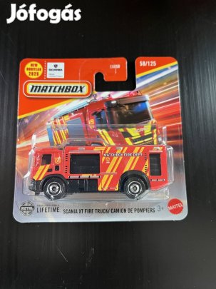 Matchbox Scania XT Fire Truck tűzoltó Új