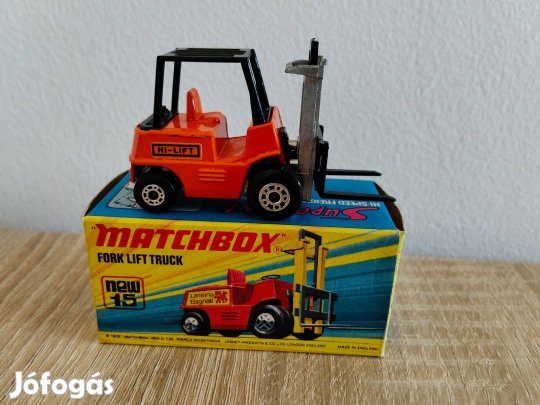 Matchbox Superfast MB 15 Fork Lift orange