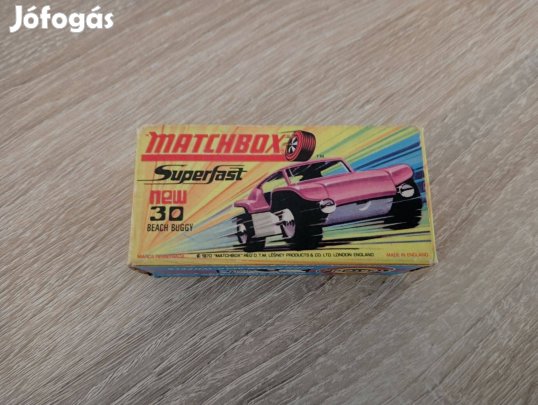 Matchbox Superfast No.30 beach buggy üres doboz