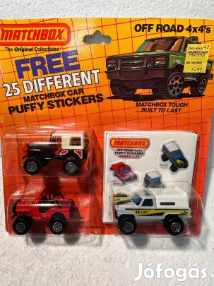 Matchbox Superfast Puffy Stickers Off road 1-25