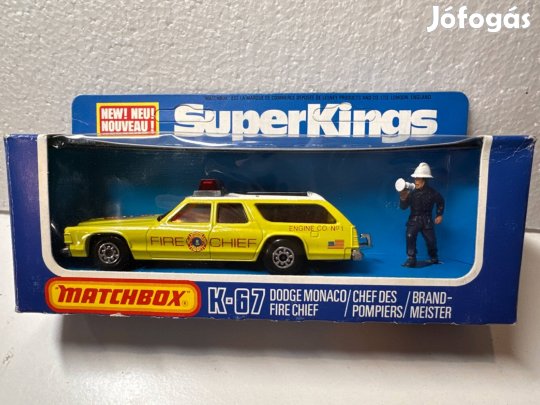 Matchbox Superkings K-67 Dodge Monaco Fire Chief