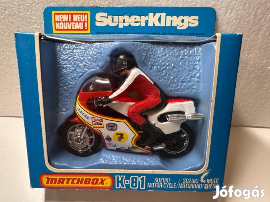 Matchbox Superkings K-81 Suzuki Motorcycle Barry Sheene