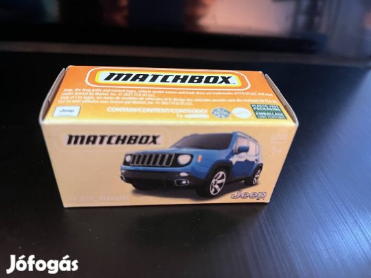 Matchbox '19 Jeep Renegade Új papírdobozos