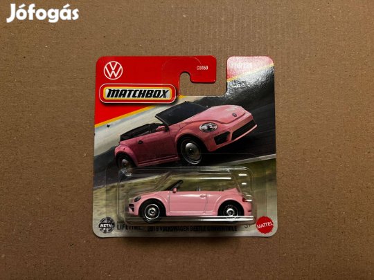 Matchbox - 2019 Volkswagen Beetle Convertible - bogár - rózsaszín