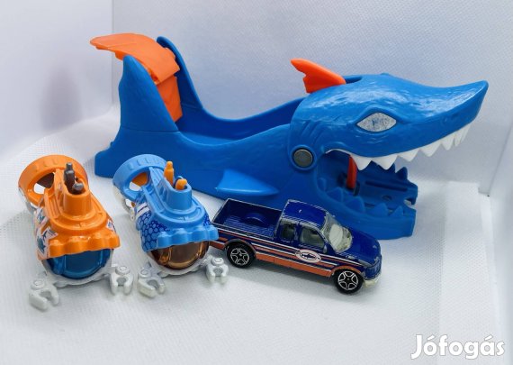Matchbox - HW Shark Launcher & Submarine Shark Squad Set (4 db)