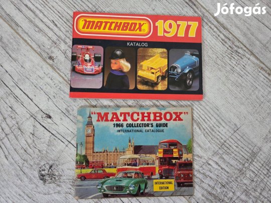 Matchbox katalógus 1966 és 1977 kiváló állapotban