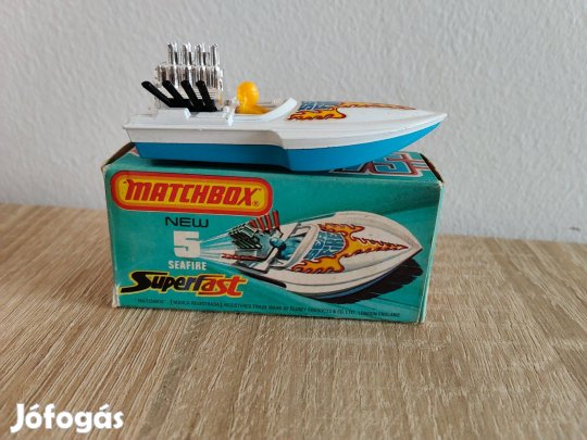 Matchbox superfast No.5 Seafire fekete kipufogó