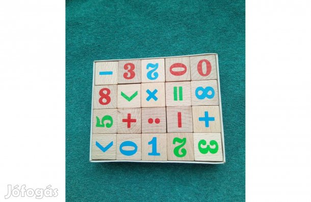 Matek fejlesztés fa kockával