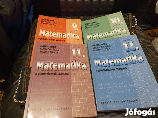 Matematika 9-10-11-12 gimnáziumok számára +feladatgyűjtemény + 3