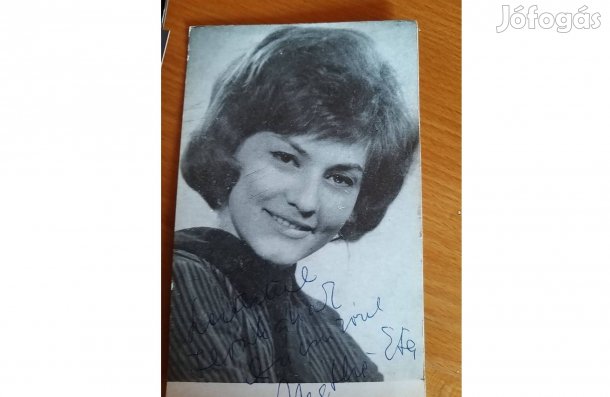 Máthé Eta dedikált fotója