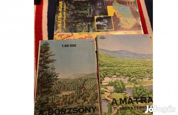 Mátra, Börzsöny Bükk térkép egyben