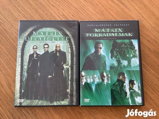 Mátrix - Forradalmak (2 DVD) és Mátrix újratöltve (2 DVD) egyben
