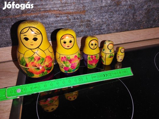 Matrjoska baba 5 darabos