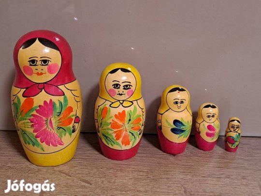 Matrjoska baba 5 db-os