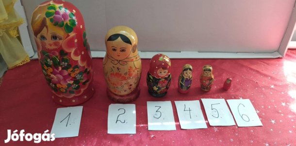 Matrjoska baba gyűjtemény 1 darabosak