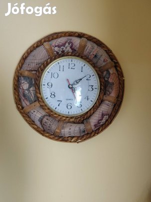 Matróz hajós falióra-használt elemes fellelt működő állapot