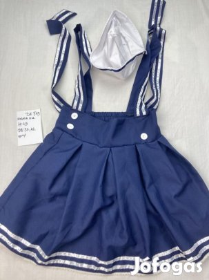 Matróz jelmez, matróz szoknya, felnőtt jelmez DK549