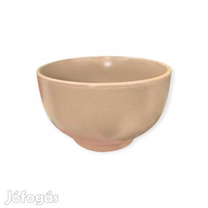 Matt bézs kerámia leveses tál 600 ml