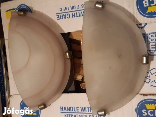 Matt búrás fél UFO falilámpa