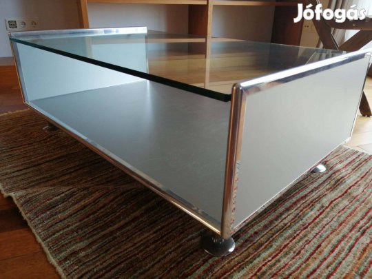 Matteo Grassi KO üvegasztal, kisasztal, dohányzóasztal