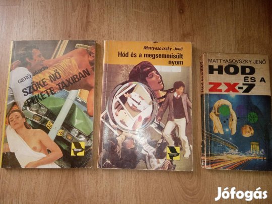 Mattyasovszy Jenő krimi könyvek