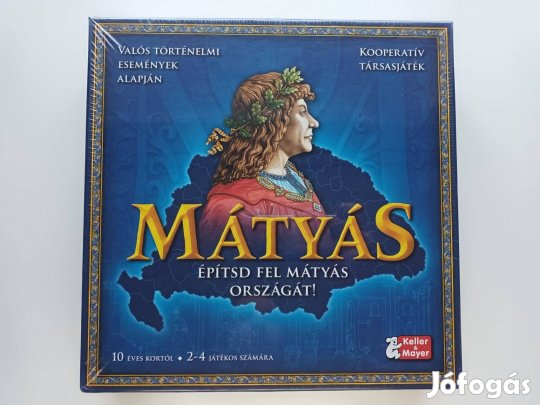 Mátyás király Építsd fel Mátyás országát társasjáték új bontatlan