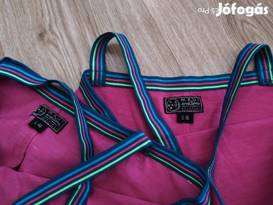 Maui 2 db pink pamut női tunika szettben