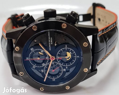 Maurice De Mauriac Chrono Modern Diver Skeleton Gold Fellelhetetlen!