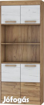 Max-975 tölgy könyvespolc