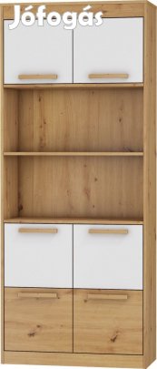 Max-976 tölgy könyvespolc