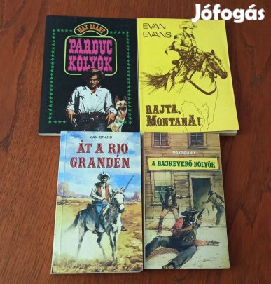 Max Brand könyvcsomag / 4 db könyv