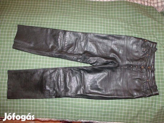 Max&Mary gombos bőrnadrág motorosoknak 29-es méret, derék 74cm