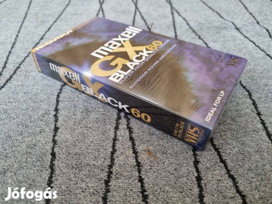 Maxell Gx Black 60 bontatlan VHS kazetta