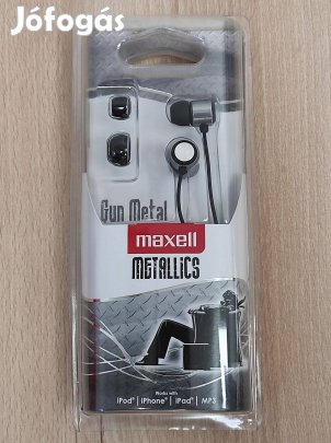 Maxell Metallics Gun Metal fülhallgató