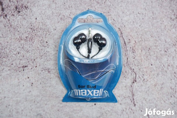 Maxell Szilikonos Fülhallgató Fekete Plugz