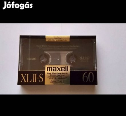 Maxell Xl ll-s 60 új krómos kazetta eladó 