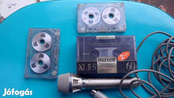 Maxell celofános fenti új "ritka" kazetta eredeti japán chrom XL II-S