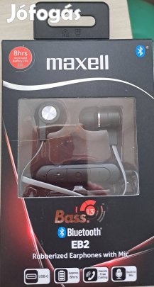 Maxell fülhallgató - új állapot, garanciával