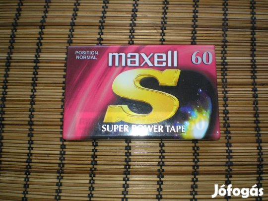 Maxell régi magnó kazetta bontatlan csomagolásban