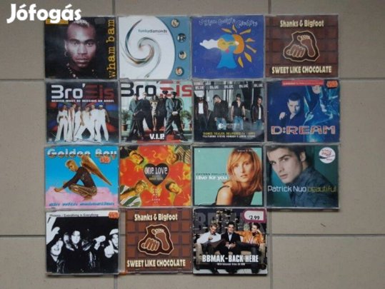 Maxi CD lemez gyűjtemény 99 db