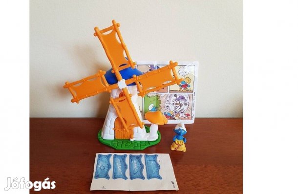 Maxi Kinder - Schlümpfe Windmuhle 1995 / Hupikék törpikék