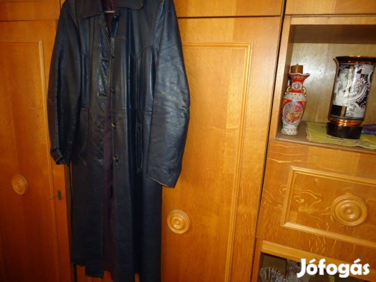 Maxi női bőrkabát
