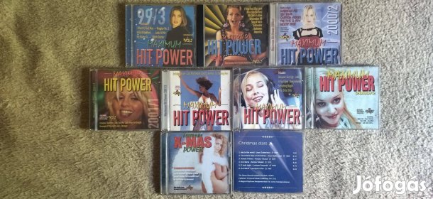 Maximum Hit Power Gyári CD Csomag 9db CD Csomag egyben