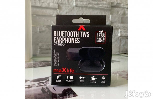Maxlife Mxbe-04 vezeték nélküli Bluetooth fülhallgató (Új)