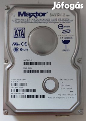 Maxtor 200 GB SATA HDD