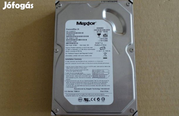Maxtor Diamondmax 20 80GB 7200 RPM IDE Ultra ATA100