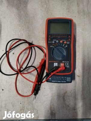 Maxwell Digitális Multiméter kábelteszter